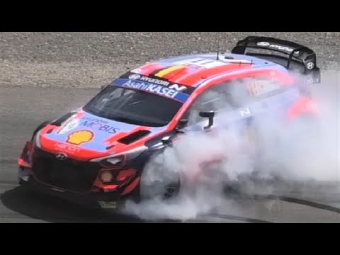 WRC Ypres Rally Belgium 2021 - Ogier Puncture, Neuville Donuts, & Action - Spa-Francorchamps