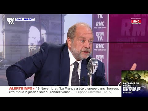 Eric Dupond-Moretti répond aux questions de Jean-Jacques Bourdin