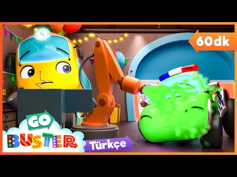 Sürpriz Boyama Görevi 🎨 | Go Buster Türkçe - Çocuk Çizgi Filmleri