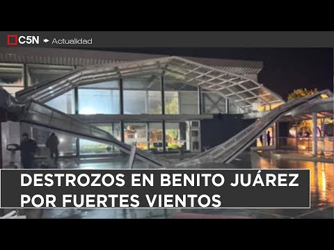 DESTROZOS y VOLADURA de TECHOS en BENITO JUÁREZ: ASÍ QUEDÓ un COMPLEJO de PILETAS