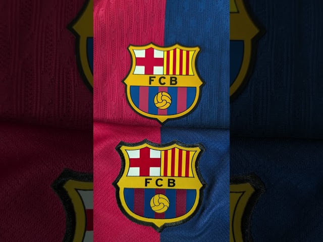 Vídeo relacionado con Camiseta de fútbol FC Barcelona, temporada 2025/26, réplica del estadio oficial para adulto, niño y niño, Azul Y Granate, S