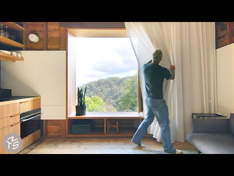 永遠不會太小：建築師的藍山小屋，雪梨 28 平方米/310 平方英尺 (NEVER TOO SMALL: Architect’s Blue Mountains Cabin, Sydney 28sqm/310sqft)