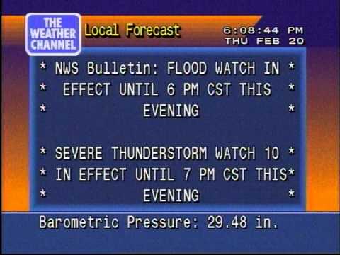 WeatherStar 4000 missing data 60 MPH Gusts 2/20/2014