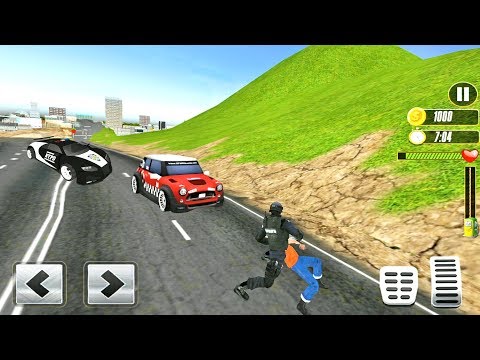 Offroad Police Car Chase Driving Simulator: Chasing Job - Gameplay Android