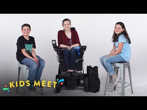 Kids Meet a Teen with Chronic Illness (Sandor & Michela) | Kids Meet | HiHo Kids