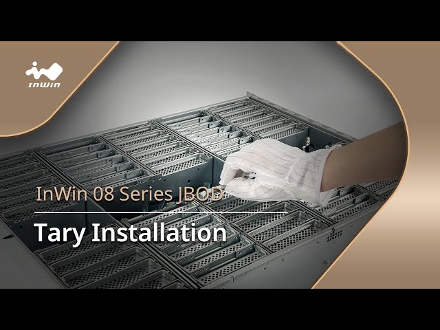 InWin 08 Series JBOD Tary Installation