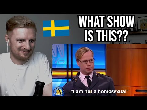 Reaction To Johan Glans - The Swedish Defense (Swedish Comedy)