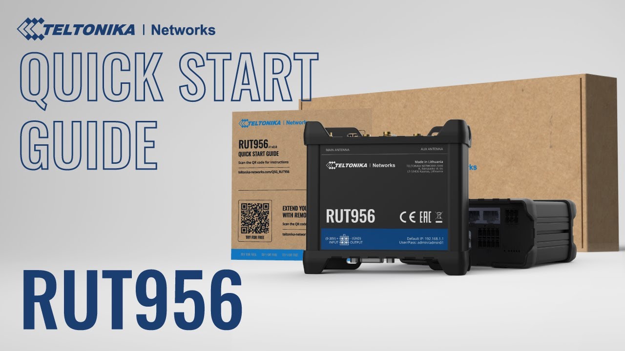 Teltonika Routeur industriel LTE RUT956