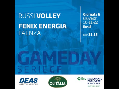 Pallavolo Faenza – 10 11 2022  Volley femminile Serie C  "Russi Volley - Fenix  Pallavolo Faenza"