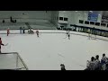 # 91 Orange wins D zone face off/change of direction along boards/pass/drop pass to trailer (U14 2018-19)