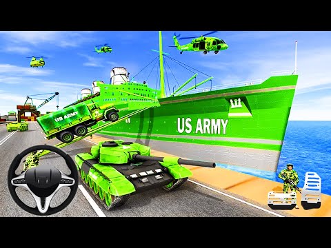 US Army Cargo Transport: Military Truck Drive - Android Gameplay