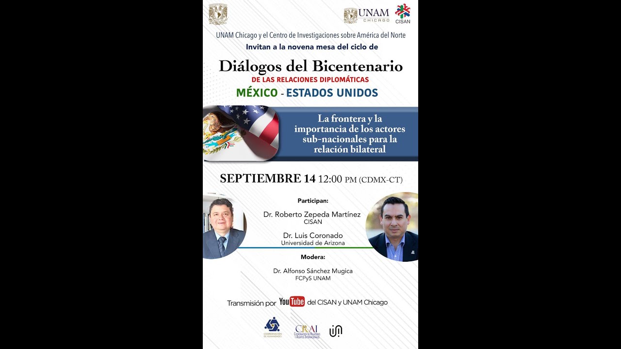 Diálogos del Bicentenario de las Relaciones Diplomáticas entre MEX-EEUU (Novena mesa)