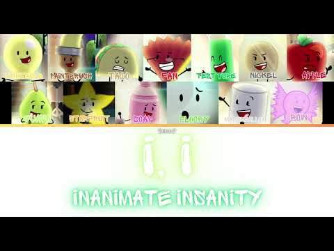 Inanimate Insanity - "I, I" Color Coded Lyrics
