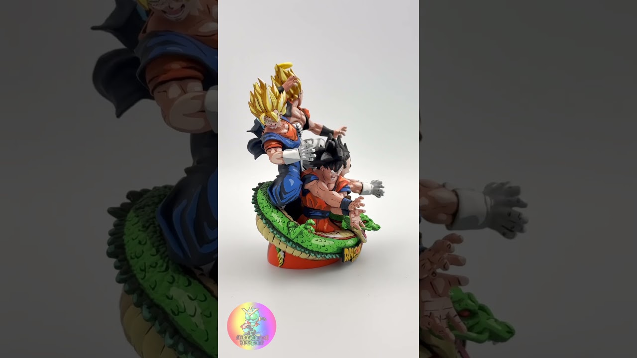 DRAGON BALL 2D REPAINT GOKU AND VEGETA AND VEGITO AND GOGETA AND SHENRON #Shorts