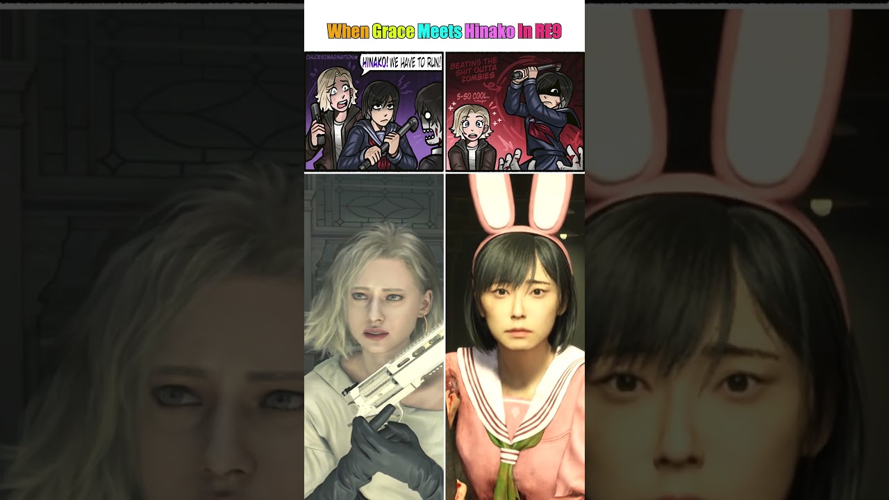 When Grace Meets Hinako in RE9... #residentevilrequiem #re9