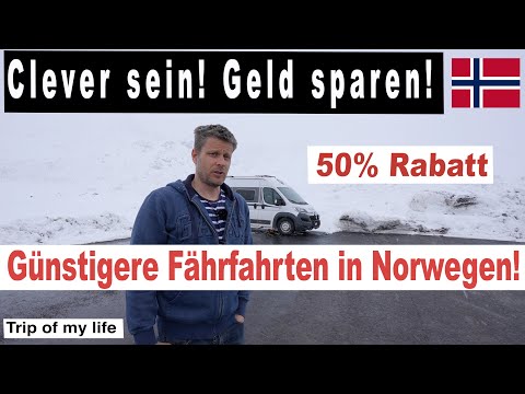 Norwegen, Fähre, 50% RABATT auf Fährfahrten!? AutoPASSFerje | Funktioniert es? Wie geht es?