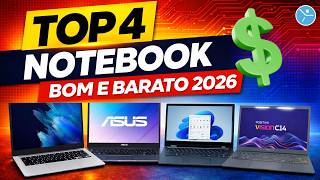 ✅TOP 4 Melhor NOTEBOOK BOM e BARATO 2026 (Análise Completa)
