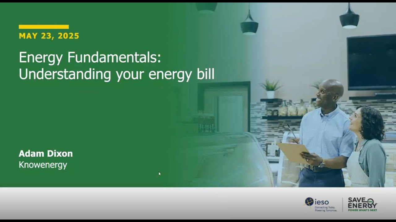 Energy Fundamentals: Understanding your Energy Bill