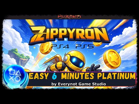PIXICHARM - ZIPPYRON | Super Easy 0,99€ Platinum Game - Trophy Guide