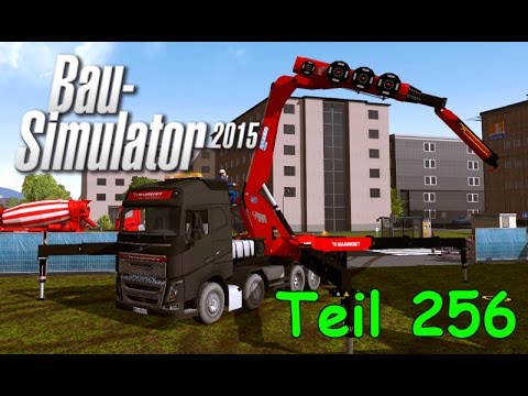 Let's Play Bau Simulator 2015 Teil 256 - ARBEITEN MIT DEM KRAN AM VOLVO FH16 | Liongamer1