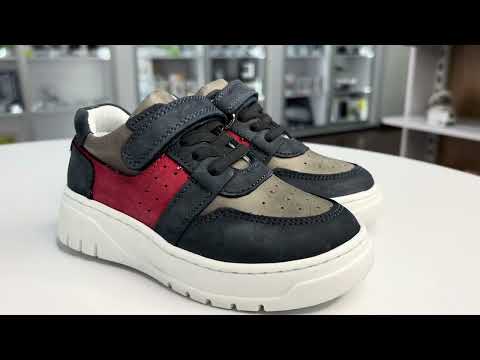 Детские Анатомические кроссовки ORTM 5 синие-красные