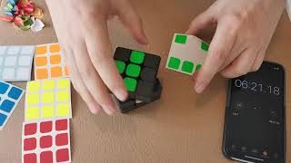 Re-stickering the cube