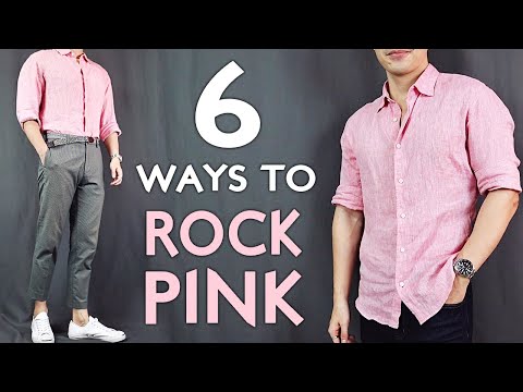 How To ROCK Pink | 6 Pink Outfit Ideas For Men