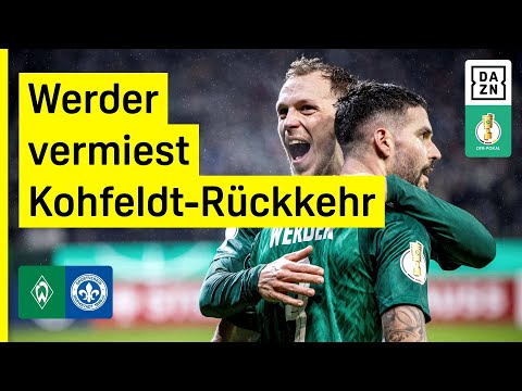 90.+4! Werder behält die Nerven: SV Werder Bremen - SV Darmstadt 98 | DFB Pokal | DAZN Highlights