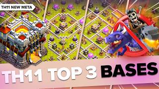 The END of Air Attacks TOP 3 TH11 War and Ranked Mode Bases Every Clan Needs.