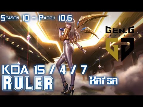 Gen Ruler KAI'SA vs VARUS ADC - Patch 10.6 KR Ranked