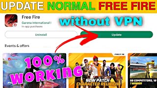 HOW TO INSTALL FREE FIRE NEW UPDATE OB35 APK OBB FILE 🔥 NORMAL FREE FIRE DOWNLOAD LINK