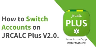 Switching Accounts on JRCALC Plus