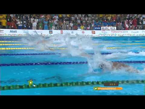 Natación  Grabich, medalla de oro y récord en 100 metros libre