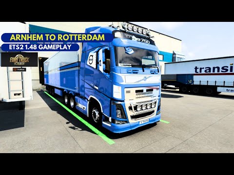 ETS2 1.48 | Volvo FH 750 | Arnhem To Rotterdam In Netherlands | Pro mods 2.66 Gameplay