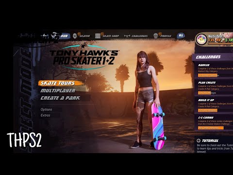 Tony Hawk Pro Skater 1+2 Remastered Playthrough Part 2|THPS2 Skate Tour|No Commentary