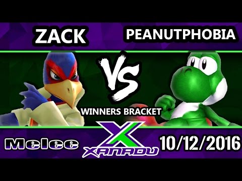 S@X 171 - Zack (Falco) Vs. Peanutphobia (Yoshi) - SSBM Tournament - Smash Melee