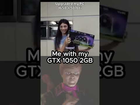 “Me with my GTX 1050 2GB” #pcgaming #benchmark #rtx5050 #gtx1080ti