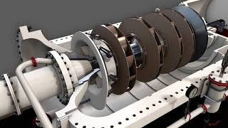 Центробежный компрессор 3D