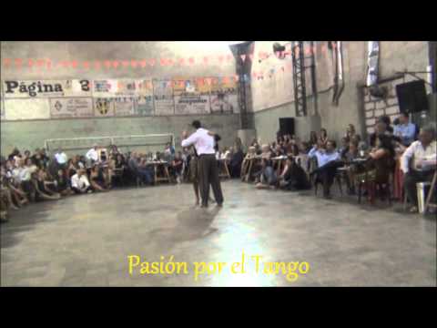  Pablo Rodriguez  and  Corina Herrera  are  dancing  to  the  tango  "  Indio Manso  "