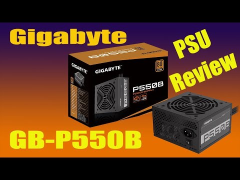 Gigabyte P550B maitinimo blokas 550 W 20+4 pin ATX ATX Juoda video