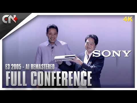 Sony E3 2005 (AI Remastered) | Full Conference I 4K | No Commentary