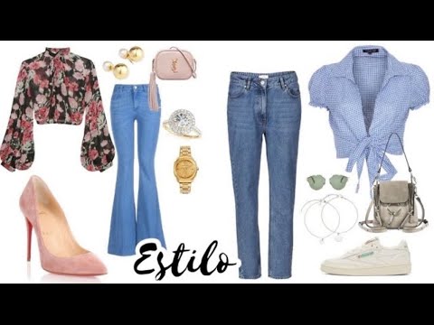 COMBINACIONES LOOKS DE MODA Y EN TENDENCIA 2021-2022 OUTFITS CON ROPA DE MEZCLILLA
