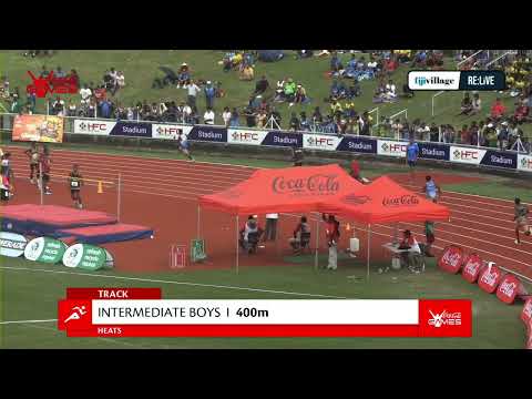 fijivillage Re:Live | Inter Boys 400M Heat 3  | Day 1