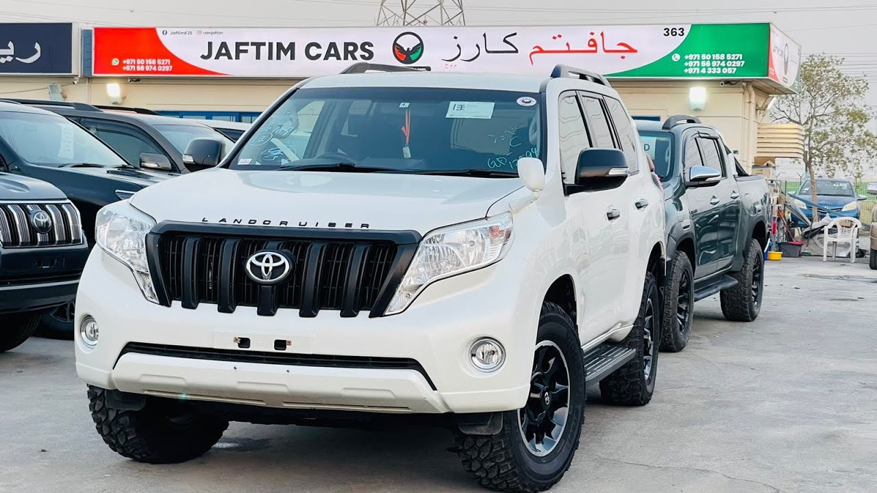 Toyota Prado 2016 Pearl White 4WD Diesel 2.8CC Off-Road Rims & Tyres [RHD] Premium Condition video