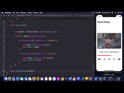Custom Audio Player Using SwiftUI - AVAudioPlayer Using SwiftUI - SwiftUI Tutorial