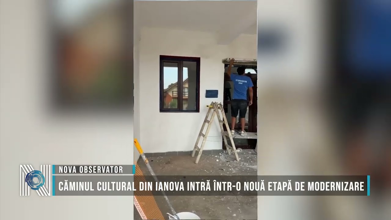 Căminul Cultural din Ianova intră într-o nouă etapă de modernizare