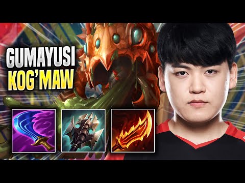 GUMAYUSI DESTROYING WITH KOG'MAW! - T1 Gumayusi Plays Kog'maw ADC vs Lucian! | Season 2022