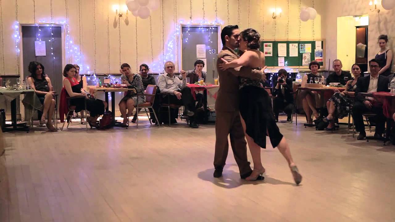Stefania and Juan Martin Carrara, Performance at Tango South London Milonga: Nos 3 (tango)
