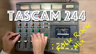 Video thumbnail for Tascam 244 Cassette Portastudio - Folk Rock Mix by wehappyfewmusic