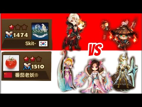 Ultimate Racuni & Verdehille Team comb. Skit- vs Tomato - Summoners War